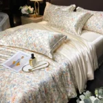 Best 4 Pcs Blending Mulberry Silk Bedding Set