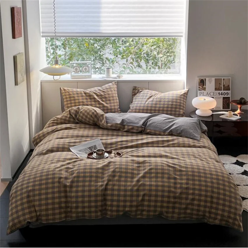 Blend-Linen-Cotton-Bedding-Set-Ins-Plaid-Duvet-Cover-Flat-Sheet-Pillowcase-White-Black-Doublr-Queen-4.webp